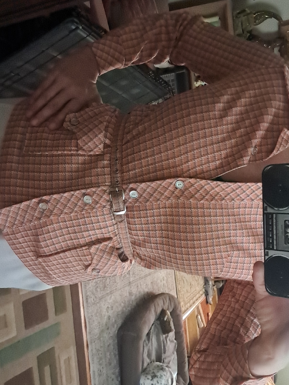 Vintage Top With Belt